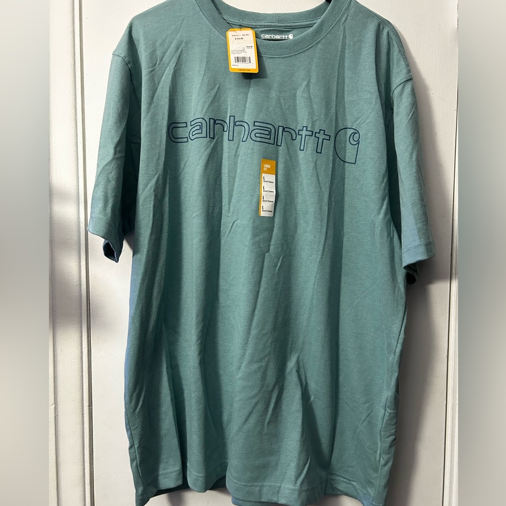 Carhartt Men's Teal Short Sleeve Tee